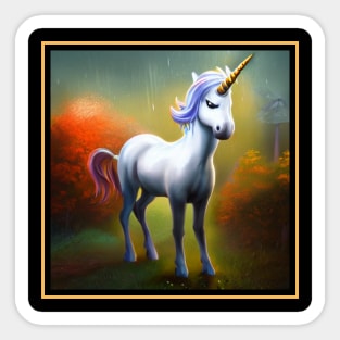 The Very Annoyed Unicorn Sticker